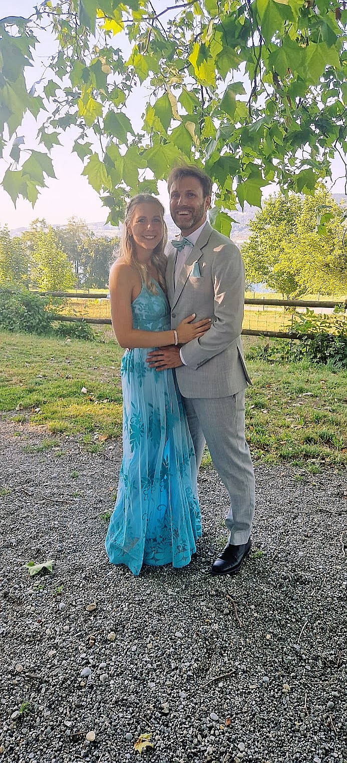 Chantal & Luca als Hochzeitsgäste