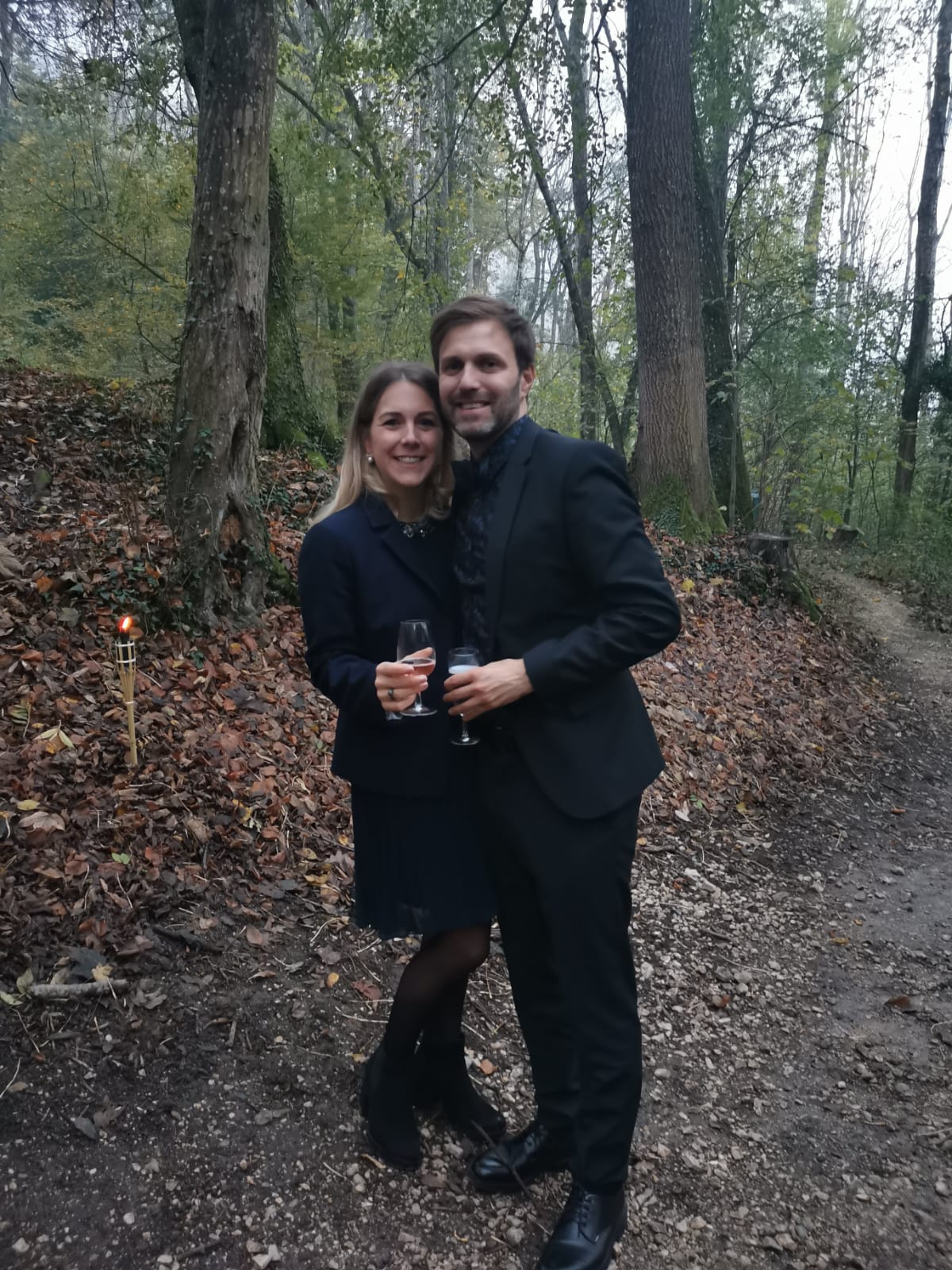 Chantal & Luca als Hochzeitsgäste
